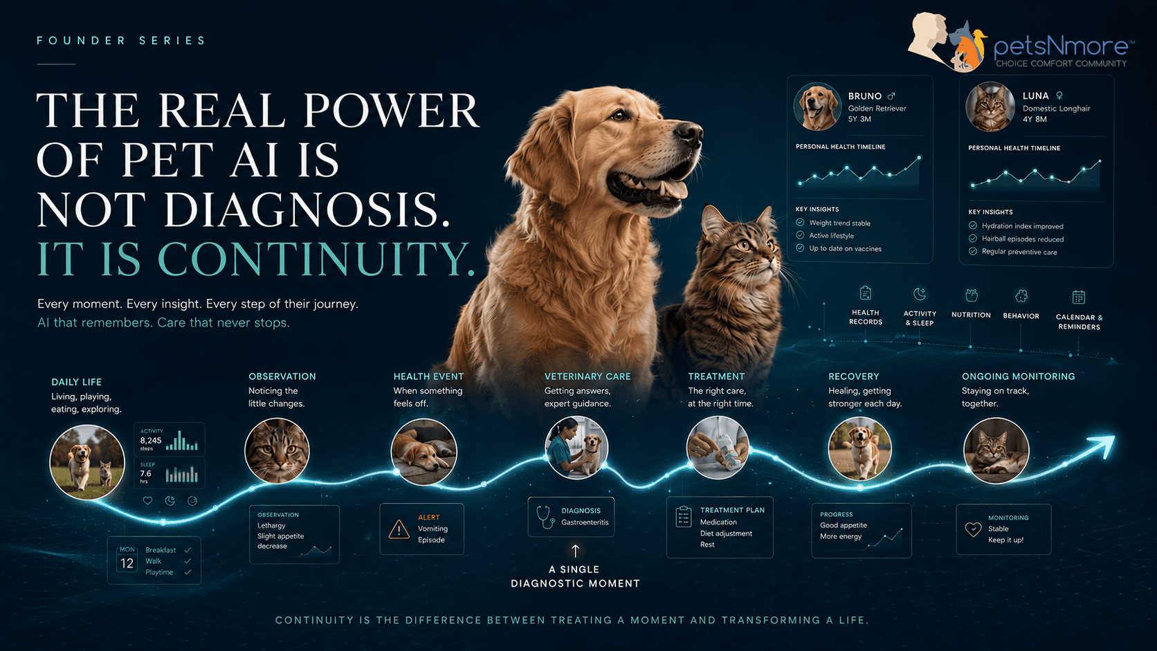 The Real Power of Pet AI Is Not Diagnosis. It Is Continuity